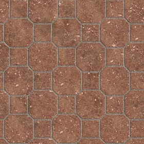 Textures   -   ARCHITECTURE   -   PAVING OUTDOOR   -   Terracotta   -   Blocks mixed  - Paving cotto mixed size texture seamless 06592 (seamless)