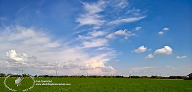 Textures   -   BACKGROUNDS &amp; LANDSCAPES   -  SKY &amp; CLOUDS - Sky with rural background 17803