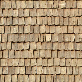 Textures   -   ARCHITECTURE   -   ROOFINGS   -  Shingles wood - Wood shingle roof texture seamless 03803