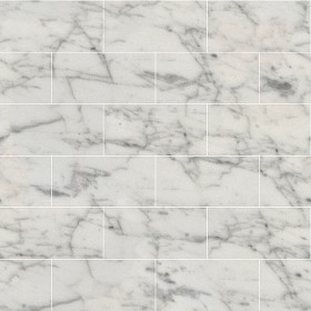 Textures   -   ARCHITECTURE   -   TILES INTERIOR   -   Marble tiles   -   White  - Carrara marble floor tile texture seamless 14828 (seamless)