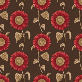 Textures   -   MATERIALS   -   WALLPAPER   -   Floral  - Floral wallpaper texture seamless 11008 (seamless)