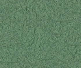 Textures   -   MATERIALS   -  PAPER - Green crumpled paper texture seamless 10848