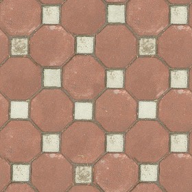 Textures   -   ARCHITECTURE   -   PAVING OUTDOOR   -   Terracotta   -   Blocks mixed  - Paving cotto mixed size texture seamless 06593 (seamless)