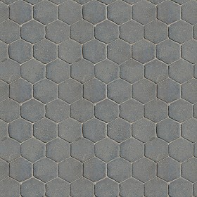 Textures   -   ARCHITECTURE   -   PAVING OUTDOOR   -   Hexagonal  - Stone paving outdoor hexagonal texture seamless 06008 (seamless)
