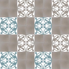 Textures   -   ARCHITECTURE   -   TILES INTERIOR   -   Cement - Encaustic   -  Encaustic - Traditional encaustic cement ornate tile texture seamless 13461