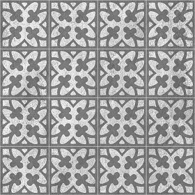 Textures   -   ARCHITECTURE   -   TILES INTERIOR   -   Cement - Encaustic   -  Victorian - Victorian cement floor tile texture seamless 13681