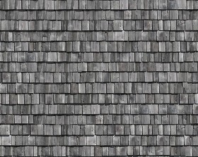 Textures   -   ARCHITECTURE   -   ROOFINGS   -  Shingles wood - Wood shingle roof texture seamless 03804