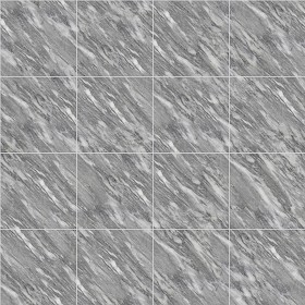 Textures   -   ARCHITECTURE   -   TILES INTERIOR   -   Marble tiles   -   Grey  - Bardiglio nuvolato marble floor tile texture seamless 14483 (seamless)