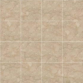 Textures   -   ARCHITECTURE   -   TILES INTERIOR   -   Marble tiles   -   Cream  - Chiampo marble tile texture seamless 14277 (seamless)