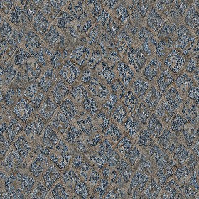 Textures   -   ARCHITECTURE   -   ROADS   -   Paving streets   -   Damaged cobble  - Damaged street paving cobblestone texture seamless 07470 (seamless)
