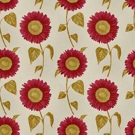 Textures   -   MATERIALS   -   WALLPAPER   -   Floral  - Floral wallpaper texture seamless 11009 (seamless)