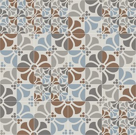 Textures   -   ARCHITECTURE   -   TILES INTERIOR   -   Ornate tiles   -   Patchwork  - Patchwork tile texture seamless 16615 (seamless)