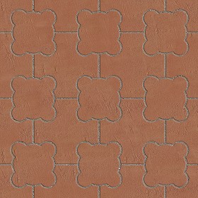 Textures   -   ARCHITECTURE   -   PAVING OUTDOOR   -   Terracotta   -   Blocks mixed  - Paving cotto mixed size texture seamless 06594 (seamless)