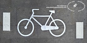Textures   -   ARCHITECTURE   -   ROADS   -  Roads Markings - Road markings bike path texture 18764