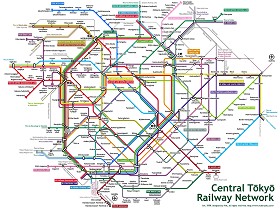 Textures   -   ARCHITECTURE   -   DECORATIVE PANELS   -   World maps   -  Metr&#242; maps - Tokyo metro map 03154