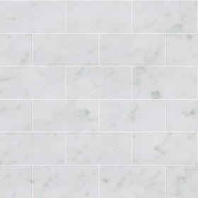 Textures   -   ARCHITECTURE   -   TILES INTERIOR   -   Marble tiles   -  White - Carrara veined marble floor tile texture seamless 14830