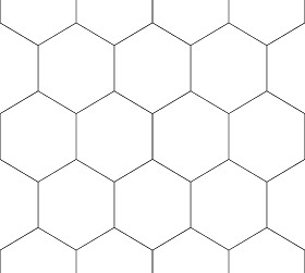 Textures   -   ARCHITECTURE   -   TILES INTERIOR   -   Hexagonal mixed  - Concrete hexagonal tile texture seamless 18116 - Bump