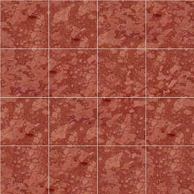 Textures   -   ARCHITECTURE   -   TILES INTERIOR   -   Marble tiles   -   Red  - Coral red marble floor tile texture seamless 14610 (seamless)