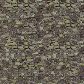 Textures   -   ARCHITECTURE   -   ROADS   -   Paving streets   -   Damaged cobble  - Damaged street paving cobblestone texture seamless 07471 (seamless)