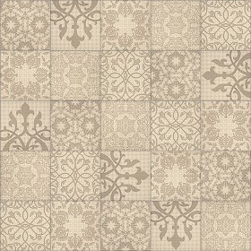 Textures   -   ARCHITECTURE   -   TILES INTERIOR   -   Ornate tiles   -   Patchwork  - Patchwork tile texture seamless 16616 (seamless)