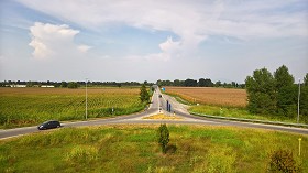 Textures   -   BACKGROUNDS &amp; LANDSCAPES   -  ROADS &amp; PARKINGS - Provincial road landscape texture 17580