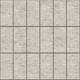 Textures   -   ARCHITECTURE   -   PAVING OUTDOOR   -   Marble  - Roman travertine paving outdoor texture seamless 17056 (seamless)