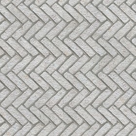 Textures   -   ARCHITECTURE   -   PAVING OUTDOOR   -   Pavers stone   -   Herringbone  - Stone paving outdoor herringbone texture seamless 06536 (seamless)