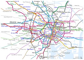 Textures   -   ARCHITECTURE   -   DECORATIVE PANELS   -   World maps   -  Metr&#242; maps - Tokyo metro map 03155