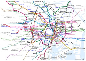 Textures   -   ARCHITECTURE   -   DECORATIVE PANELS   -   World maps   -   Metr&#242; maps  - Tokyo metro map 03155