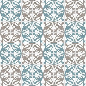 Textures   -   ARCHITECTURE   -   TILES INTERIOR   -   Cement - Encaustic   -   Encaustic  - Traditional encaustic cement ornate tile texture seamless 13463 (seamless)