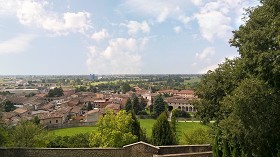 Textures   -   BACKGROUNDS &amp; LANDSCAPES   -  CITY &amp; TOWNS - Brescia italy city landscape 17595