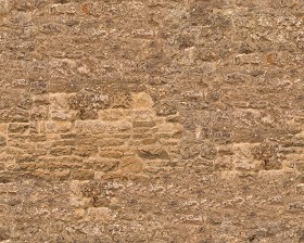Textures   -   ARCHITECTURE   -   STONES WALLS   -   Damaged walls  - Damaged wall stone texture seamless 08264 (seamless)