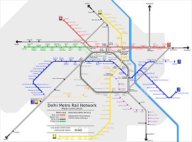 Textures   -   ARCHITECTURE   -   DECORATIVE PANELS   -   World maps   -   Metr&#242; maps  - Delhi metro map 03156