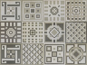 Textures   -   ARCHITECTURE   -   TILES INTERIOR   -   Mosaico   -   Classic format   -  Patterned - Mosaico cm90x120 patterned tiles texture seamless 15055