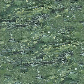 Textures   -   ARCHITECTURE   -   TILES INTERIOR   -   Marble tiles   -  Green - Oasis green marble floor tile texture seamless 14451