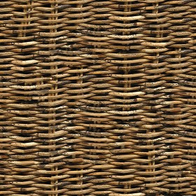 Textures   -   NATURE ELEMENTS   -  RATTAN &amp; WICKER - Old rattan texture seamless 12500
