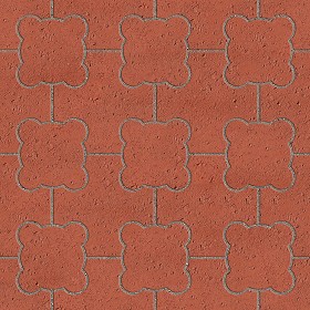 Textures   -   ARCHITECTURE   -   PAVING OUTDOOR   -   Terracotta   -  Blocks mixed - Paving cotto mixed size texture seamless 06596