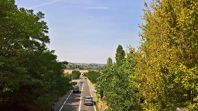 Textures   -   BACKGROUNDS &amp; LANDSCAPES   -  ROADS &amp; PARKINGS - Provincial road landscape texture 17581