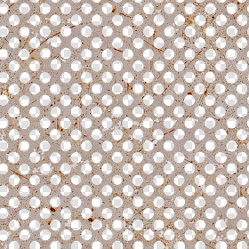 Textures   -   MATERIALS   -   METALS   -   Perforated  - Rusty dirty perforated metal texture seamless 10502 (seamless)