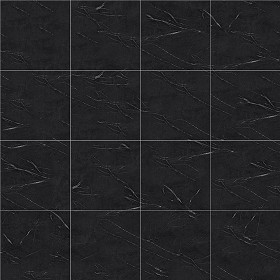 Textures   -   ARCHITECTURE   -   TILES INTERIOR   -   Marble tiles   -  Black - Soapstone black marble tile texture seamless 14140
