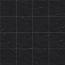 Textures   -   ARCHITECTURE   -   TILES INTERIOR   -   Marble tiles   -   Black  - Soapstone black marble tile texture seamless 14140 (seamless)