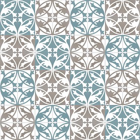 Textures   -   ARCHITECTURE   -   TILES INTERIOR   -   Cement - Encaustic   -   Encaustic  - Traditional encaustic cement ornate tile texture seamless 13464 (seamless)