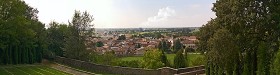 Textures   -   BACKGROUNDS &amp; LANDSCAPES   -  CITY &amp; TOWNS - Brescia italy city landscape 17596