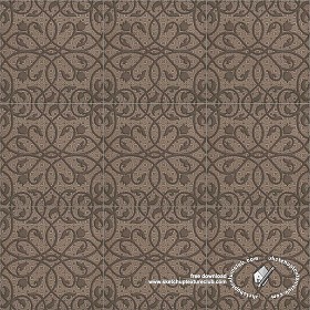 Textures   -   ARCHITECTURE   -   TILES INTERIOR   -   Ornate tiles   -  Mixed patterns - Ceramic ornate tile texture seamless 20258