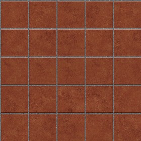 Textures   -   ARCHITECTURE   -   PAVING OUTDOOR   -   Terracotta   -   Blocks regular  - Cotto paving outdoor regular blocks texture seamless 06668 (seamless)