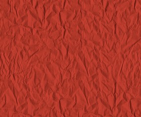 Textures   -   MATERIALS   -  PAPER - Red crumpled paper texture seamless 10852