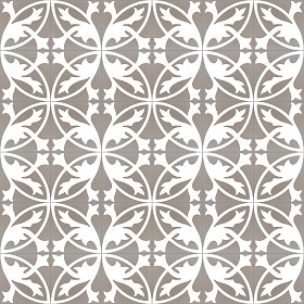 Textures   -   ARCHITECTURE   -   TILES INTERIOR   -   Cement - Encaustic   -   Encaustic  - Traditional encaustic cement ornate tile texture seamless 13465 (seamless)