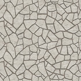 Textures   -   ARCHITECTURE   -   PAVING OUTDOOR   -  Flagstone - Travertine paving flagstone texture seamless 05895