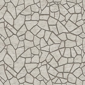 Textures   -   ARCHITECTURE   -   PAVING OUTDOOR   -   Flagstone  - Travertine paving flagstone texture seamless 05895 (seamless)