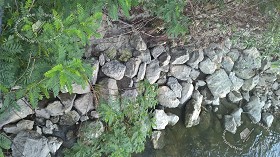 Textures   -   NATURE ELEMENTS   -   WATER   -   Streams  - Water stream whit stones texture 17387